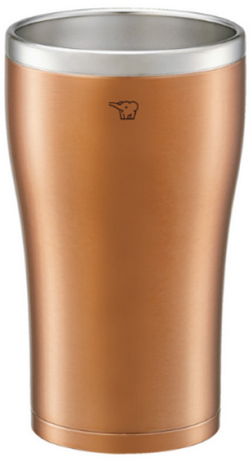 ZOJIRUSHI 象印 不鏽鋼透明銅色保溫保冷隨行杯 SX-DN45, 1個, 透明銅色, 450ml