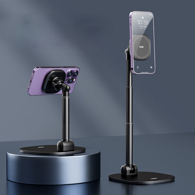 주닉스 MG-04 휴대폰 거치대 데스크탑 받침대 자석 세트, 1개