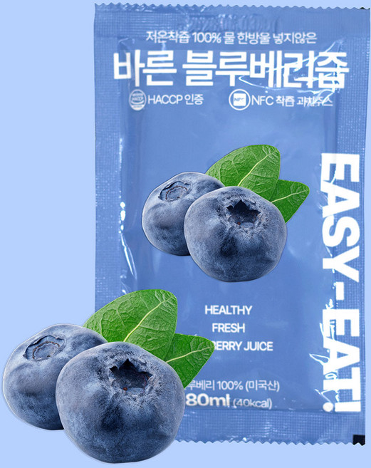 김재식박사의 저온착즙100% 더 진한 블루베리즙, 1개, 1.68L