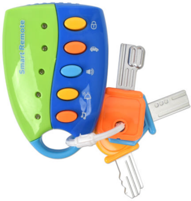 뉴 키홀더 열쇠고리세트 멜로디완구, 파란색, 1개