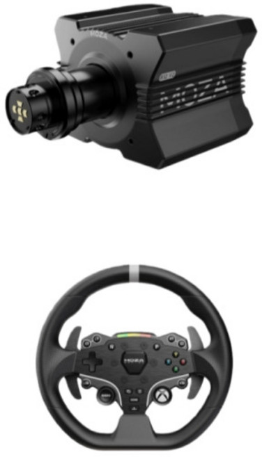 MOZA R12 V2 레이싱 게임 시뮬레이터 베이스+Xbox/PC용 ESX휠 핸들, R12 V2 베이스