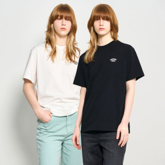 [제너럴아이디어] UNISEX 쿨링 로고 반팔 티셔츠 [2COL] / SBD1U01001-WOMAN