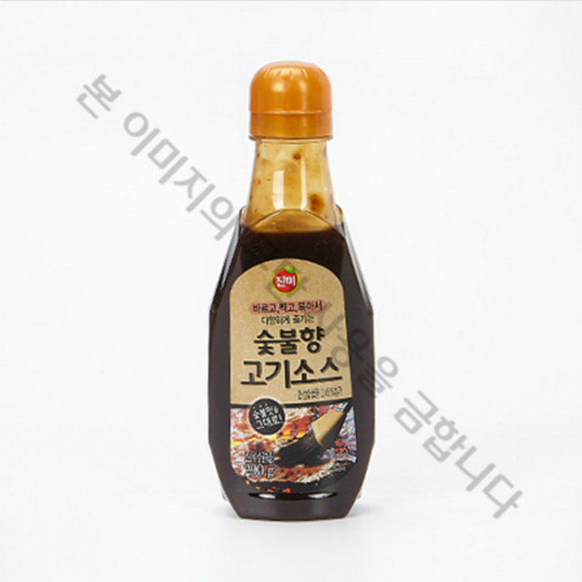 진미 숯불향 고기소스, 290g, 1개