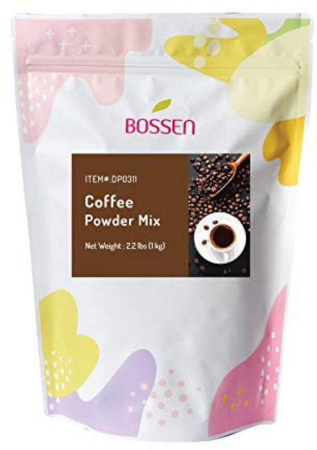 보센 버블티 파우더 믹스 - 커피 - 1kg Bossen Bubble Tea Powder Mix - 2.2 Pound (Coffee)