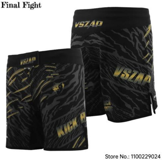 뱀무늬 피트니스 쇼츠 Vszap MMA 반바지 뱀 피부 싸움 격투 바지 Jiu Jitsu 무술 의류 Wg Kickboxing 무에타이 복싱