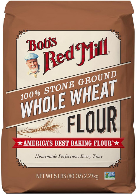 Bob's Red Mill 밥스레드밀 통밀가루 2.27kg 2팩, 2개