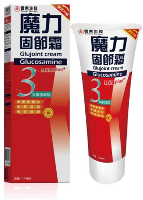 信東 魔力固節霜 強效升級版 擦的葡萄糖胺, 1個, 100ml