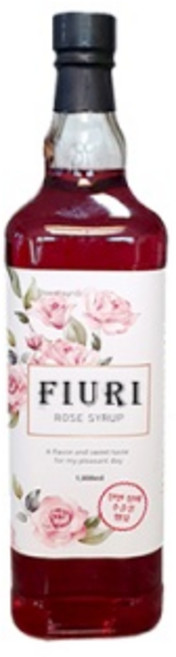 올차 피우리 장미 시럽, 1개, 1개, 1L