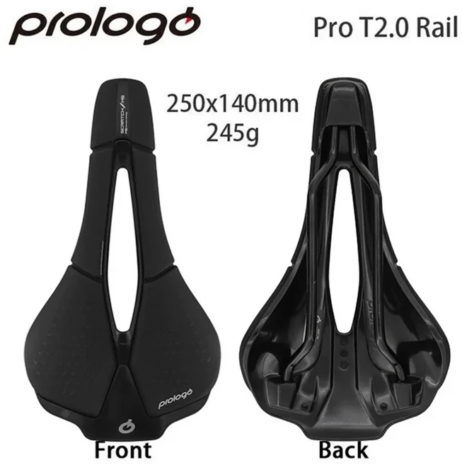 Prologo Scratch M5 Pas Pro T2 0 도로 자전거 MTB 안장 트라이애슬론 초경량 240g 250x140mm 남여, 140 T2.0 Rail 1pc, 1개
