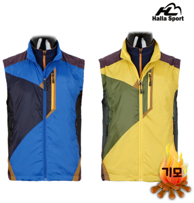HALLA SPORT 남성 윈드 베스트