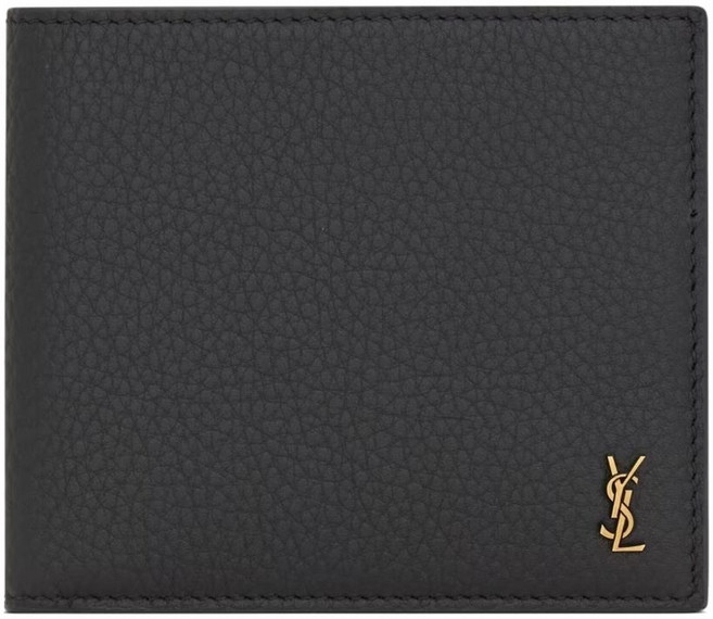 생로랑 로고 레더 지갑