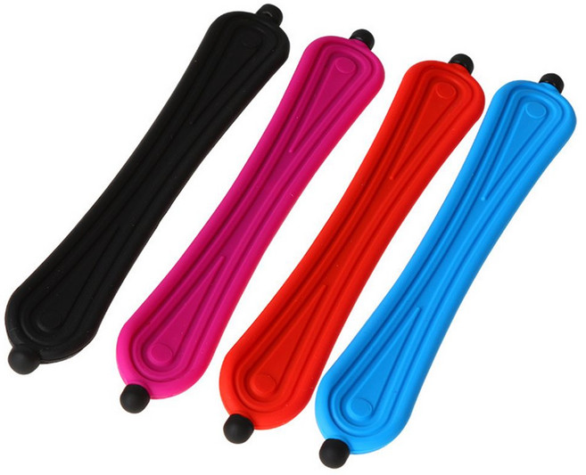 제로몰 오토바이 라이더펜 터치펜 손목밴드형, 검정, 1개