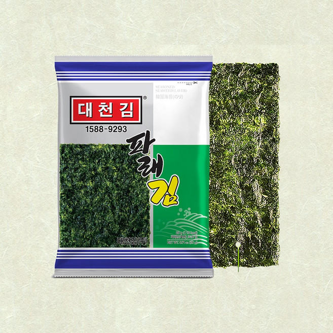 대천김 파래김 30봉 (30봉 x1세트), 20g, 30개