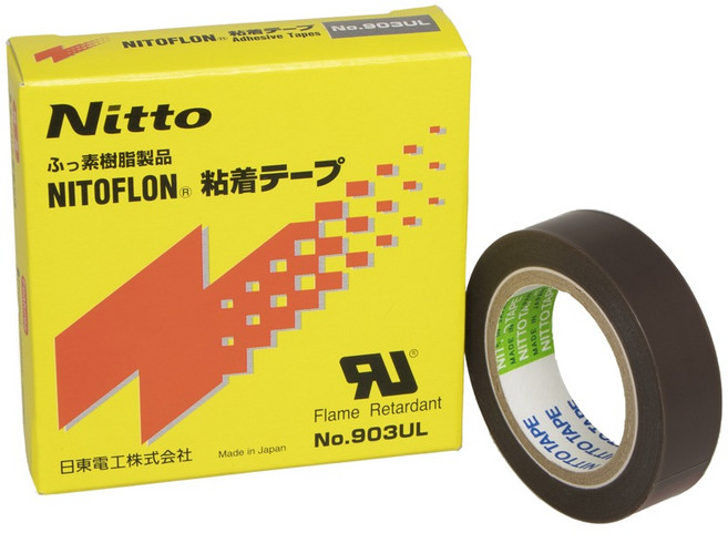 다우몰 실리콘 테프론 고온 내열 테이프 니또 No.903UL 12.5mm x 10M, 2개