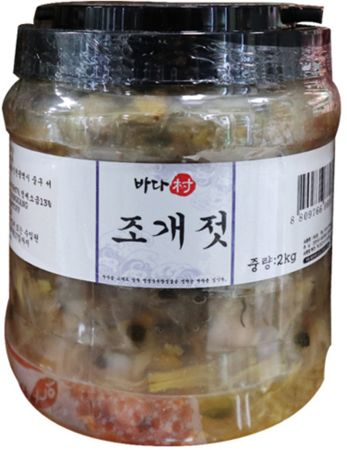 바다촌 조개젓2kg 1개 중국산, 2kg