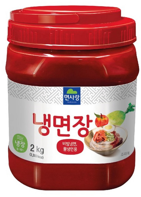 (무)(냉장)냉면장(면사랑 2kg)X2개, 2kg, 2개