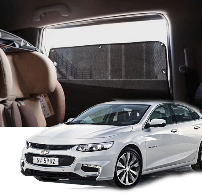 썬블럭 햇빛가리개 커튼 차박 올뉴말리부 (16년5월~18년10월) 2열, 1개