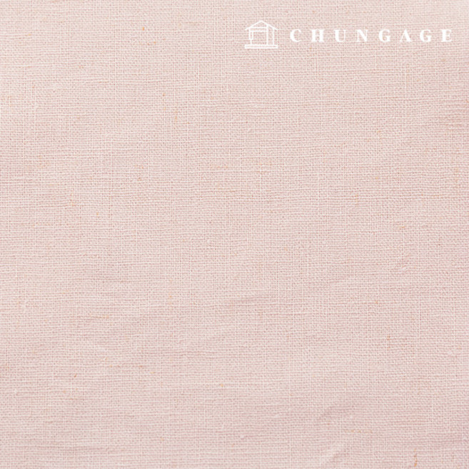 린넨원단 워싱 무지 린넨천 대폭 11수 43종 한마, 07) 연핑크, 1개