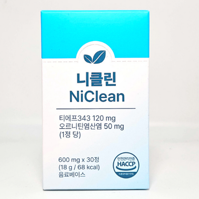 닥터놀로지 니클린 30정 1박스 오르니틴 도라지 생강 블랙마카 밀크씨슬 아르지닌, 1개