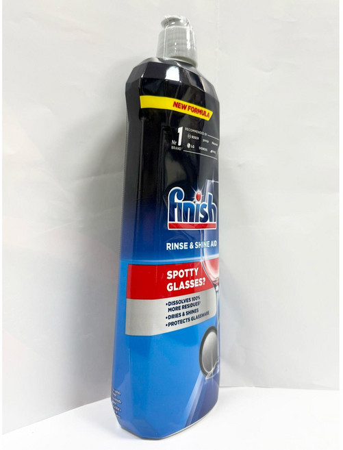 Finish 洗碗機光潔劑 XL大容量 800ml 加速烘乾 預防水漬 玻璃保護, 3瓶