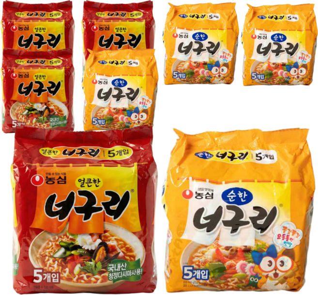 너구리 세트 너구리20 + 순한너구리20