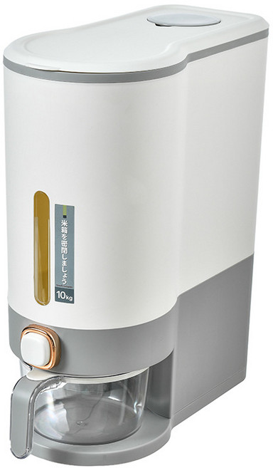 벌레 안생기는 쌀통 10kg 원터치 진공쌀통 녹색, 회색, 10근