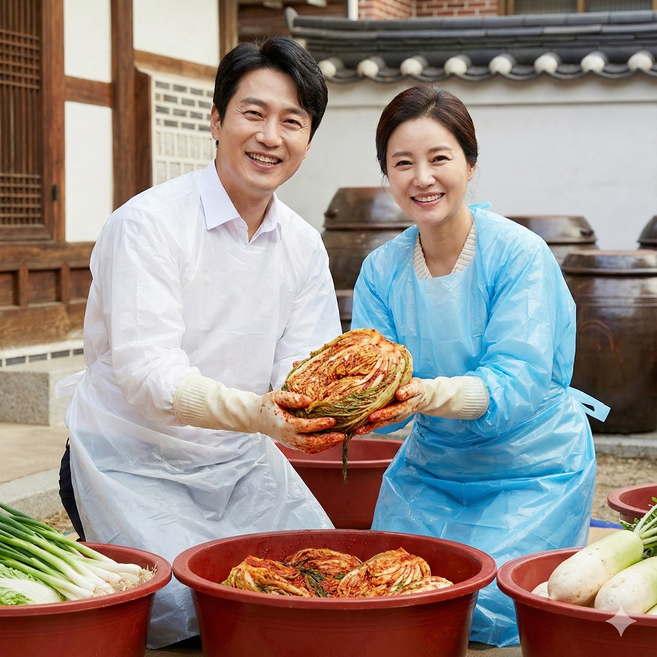 일회용 김장용 비닐옷 비닐 김장 앞치마 M 블루 10매, 1세트