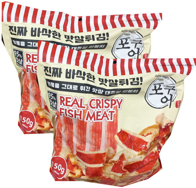 진짜 바삭한 맛살튀김스낵, 2개, 150g