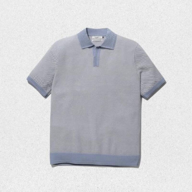 매장정품 올젠 OLZEN 티핑 오픈넥 카라 스웨터 ZOG2ET1306 1465640