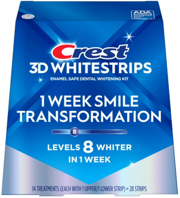 크레스트 3D 화이트 글래머러스 스트립스 화이트 4회분 LV8, A. 사전 g 원본 버전 Waterlogging 영어, 1