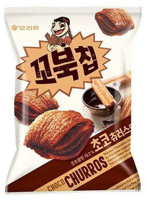 오리온 꼬북칩 초코츄러스맛 과자 스낵, 120g, 7개