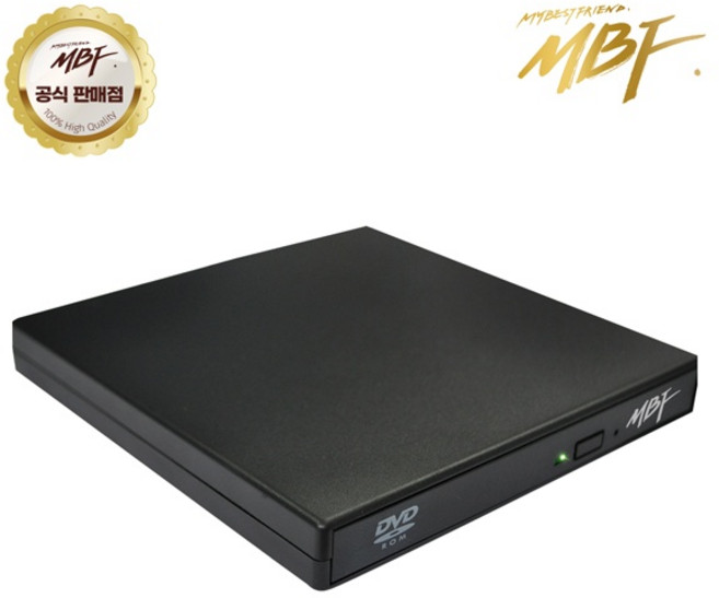 [MBF] USB 2.0 외장 ODD CD DVD 콤보 MBF-U2ODD, 1개