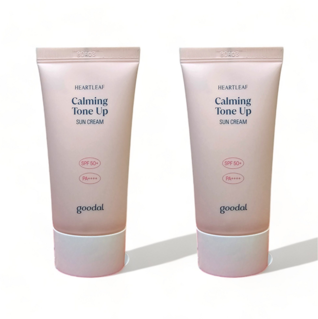 구달 맑은 어성초 진정 수분 톤업 선크림, 50ml × 2개, 2개, 50ml