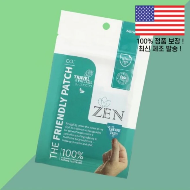 친절한 패치 젠 8가지 The Friendly Patch Zen Stress 8 Patches, 친절한 패치 젠 8가지 The Friendly Patc - 쿠팡