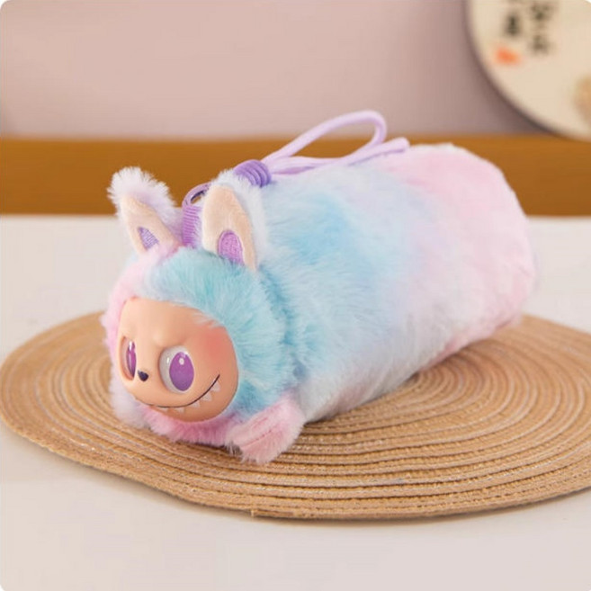 On the table 보들보들 라부부 펜슬파우치 학생필통, 1개, 행운