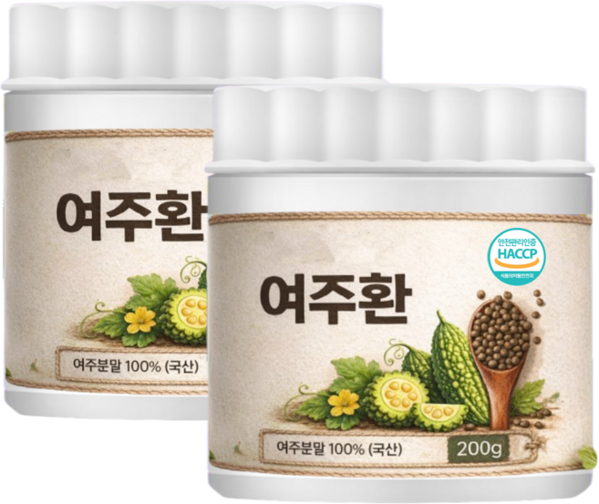 국내산 여주환100% 국산 여주 환 식약청인증 HACCP, 5개, 200g