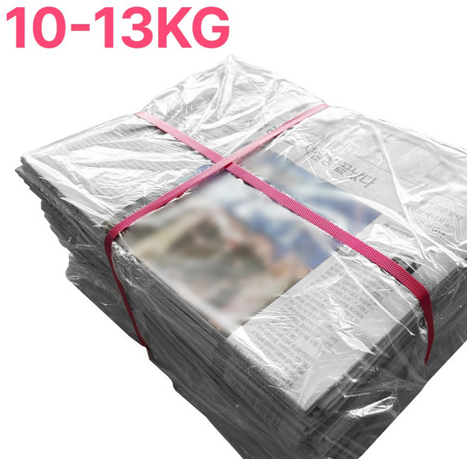깨끗한 미사용 신문지 10kg-13kg 습기제거 최근생산 포장지 완충제, 1개