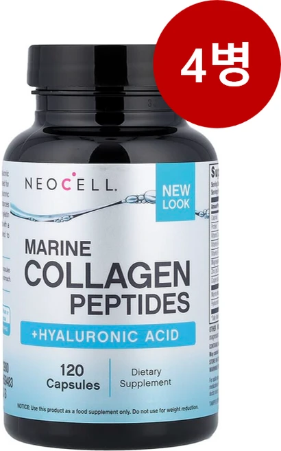 네오셀 콜라겐 120캡슐 4개 히알루론산 Collagen, 120정 - 쿠팡
