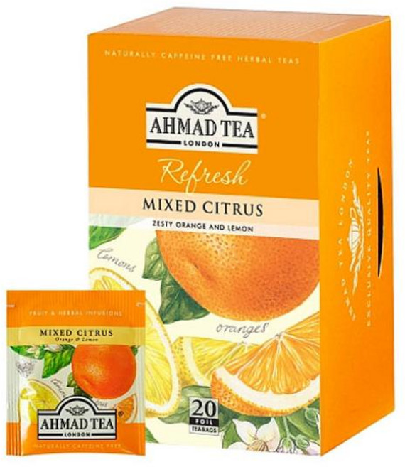 (아마드) 믹스드 시트러스 허브차 20티백 허브티백, 1