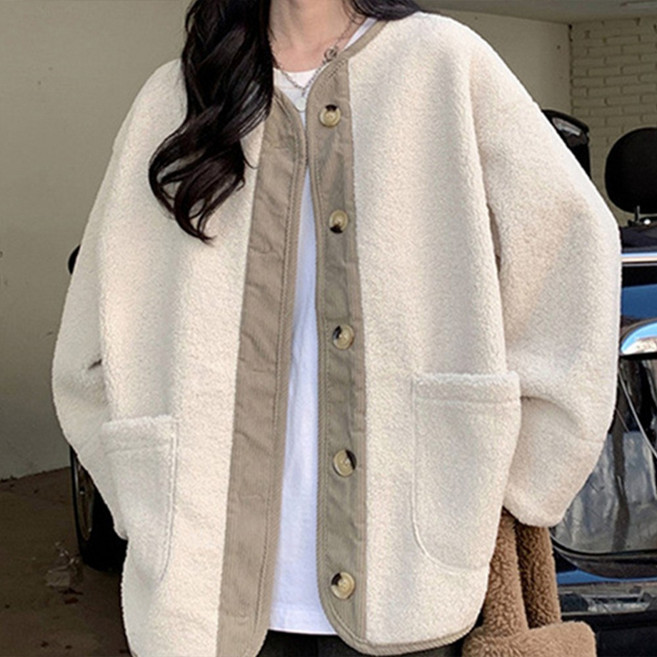 드마엘_마티네 뽀글 자켓 (3color) 여성 자켓 아우터 상의