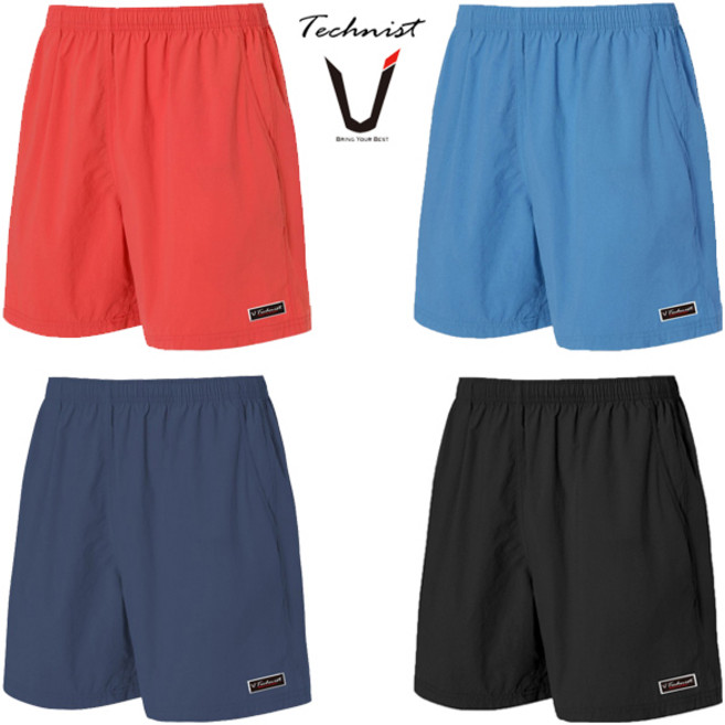 테크니스트 배드민턴 반바지 남성 여성 4부 스포츠 애슬레틱 바지