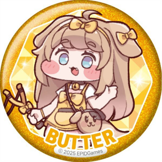 (트릭컬 : 리바이브) 글리터 캔배지 : 버터, 대원, 편집부