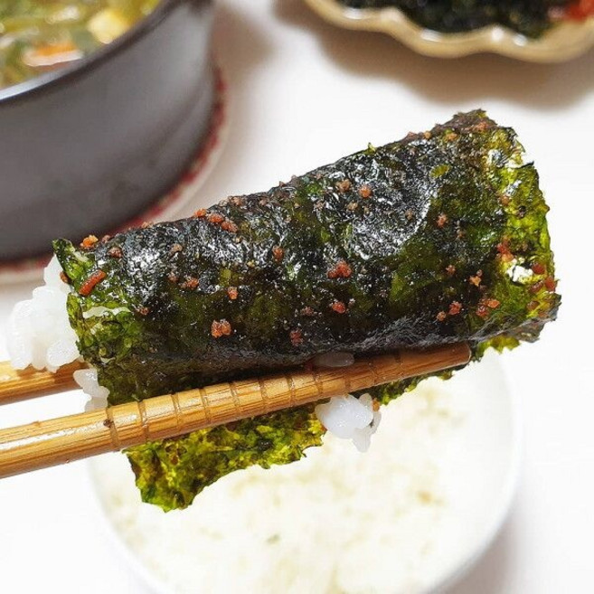 명란김 하동녹차명란김 도시락김 24봉, 24개, 6g