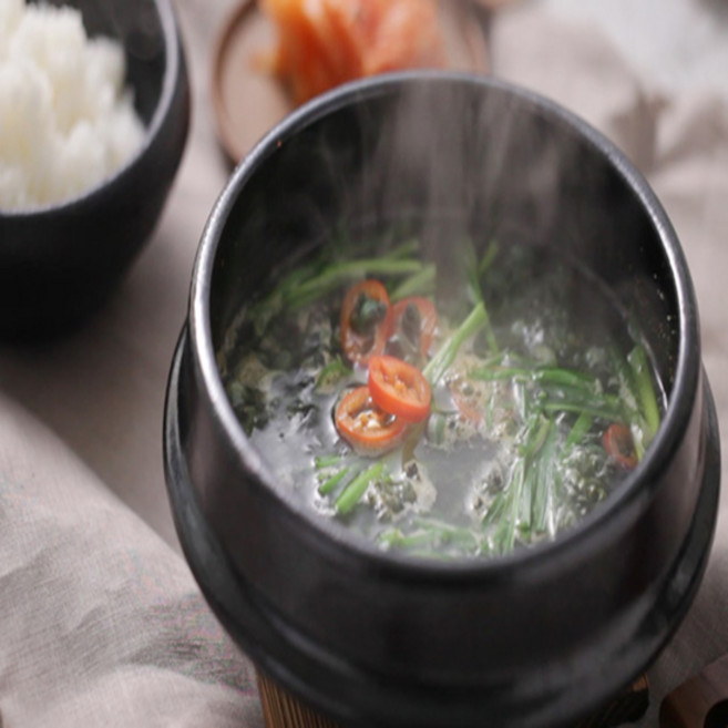 정옥 섬진강 다슬기국, 10개, 350g