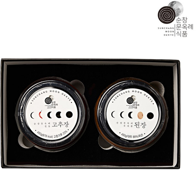 순창문옥례식품 명절선물세트 실속형 2호 전통장으로 깊은 맛과 마음을 전하세요, 유리병, 2개, 450g