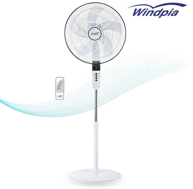 윈드피아 45cm포스스탠드선풍기 WF-18SF 업소용 대형 선풍기, [윈드피아] 45cm 포스 스탠드 리모컨 선풍기[WF-C1800R]