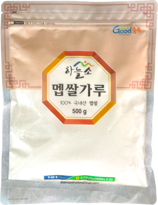 수안보농협 국산 멥쌀가루, 1개, 500g