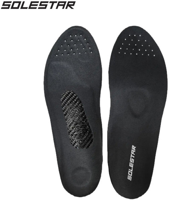Solestar 솔스타 자전거 사이클 신발 인솔 블랙 2, 40
