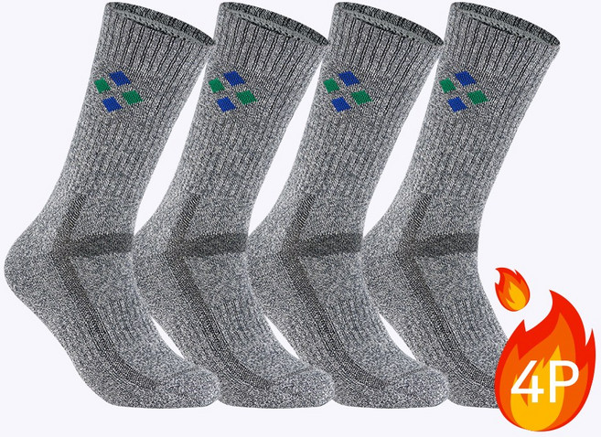 동계 군인양말 4개 SET - 가을 겨울 군대 군용 남성용