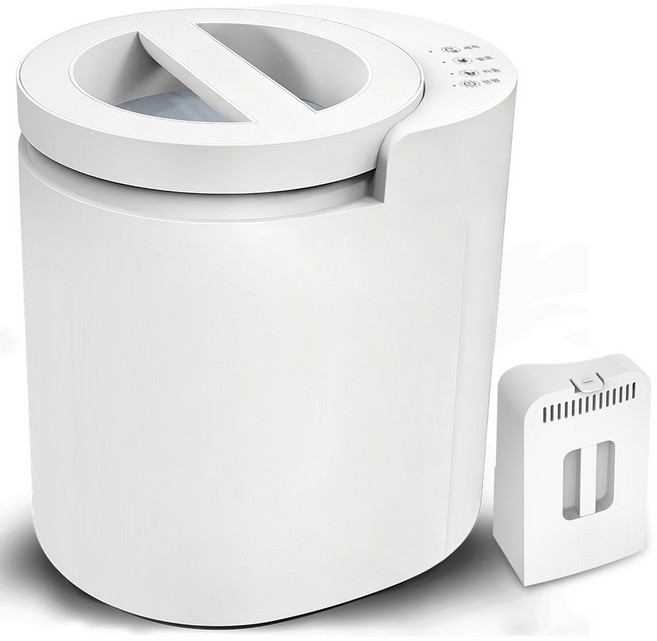 BAYATA 음식물 처리기 건조분쇄 대용량 가정용 3.5L, 화이트, JF6011